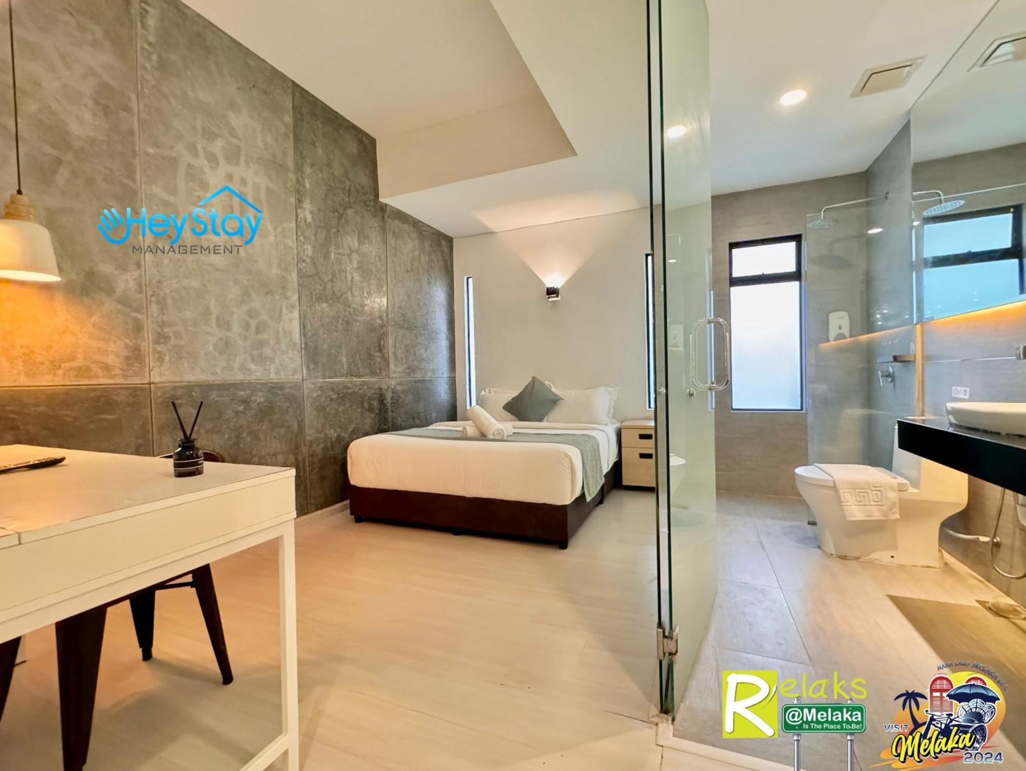Modern Cave Guest House Walking Distance 5Mins To Jonker Malacca Exteriör bild